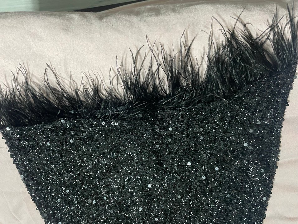 Otriş Detaylı Payetli Abiye Elbise - Görsel 3