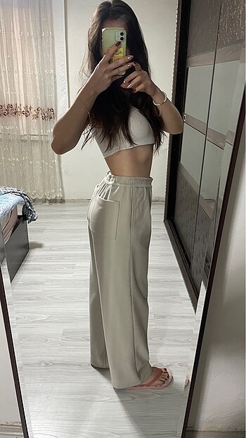 xs Beden COS FİTİLLİ BEJ BASİC PANTOLON