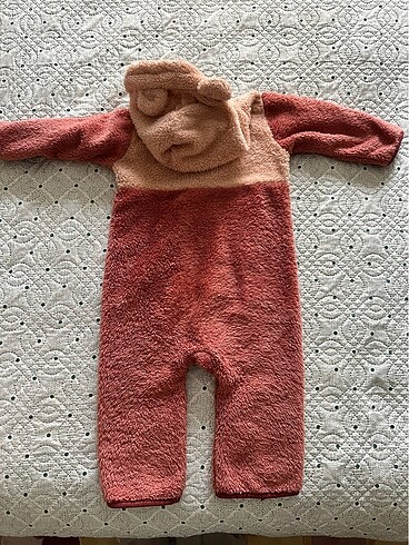 18-24 Ay Beden camel Renk Bebek tulum