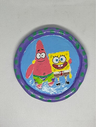 Sünger Bob Kil Takı Tabağı
