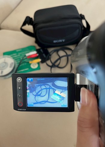 Beden Renk Sony DCR-DVD106 Video Kamera ve Çanta