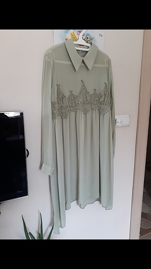 yeşil tunik