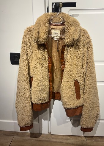 Kahverengi Kürklü Deri Kadın Ceket - Görsel 6