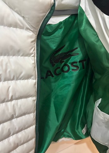 Erkek Beyaz Fermuarlı Yüksek Yakalı Mont - Görsel 3