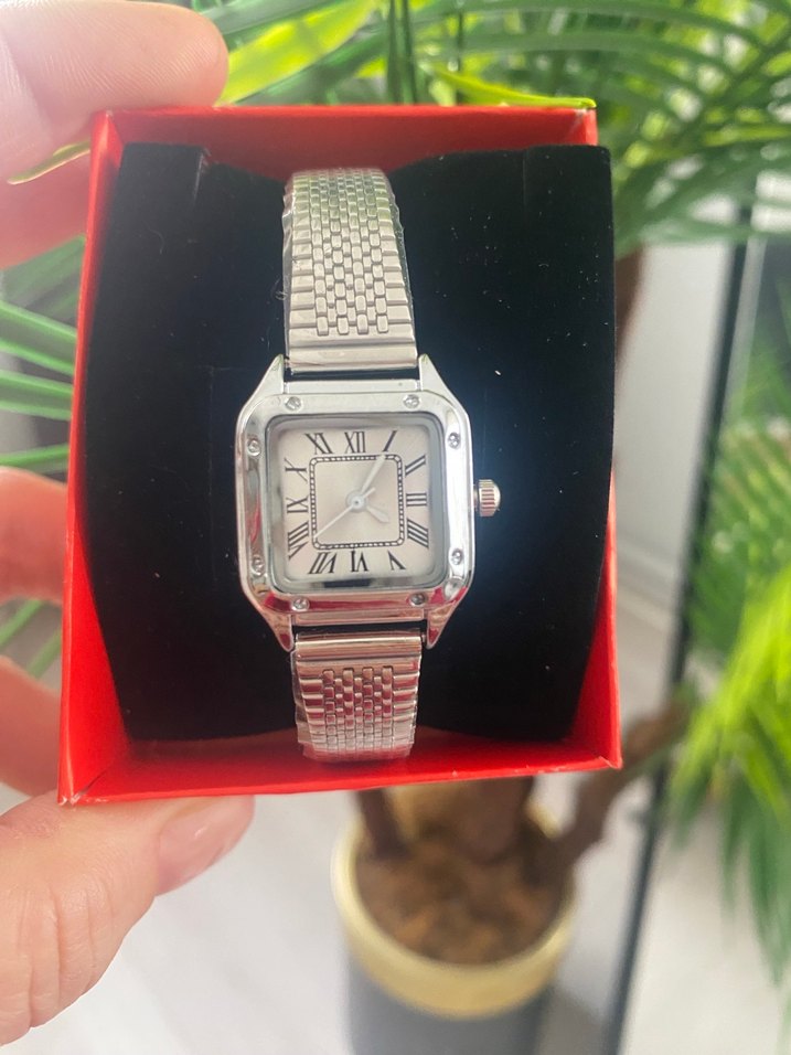 Gri Modern Klasik Kadın Kol Saati - Görsel 2