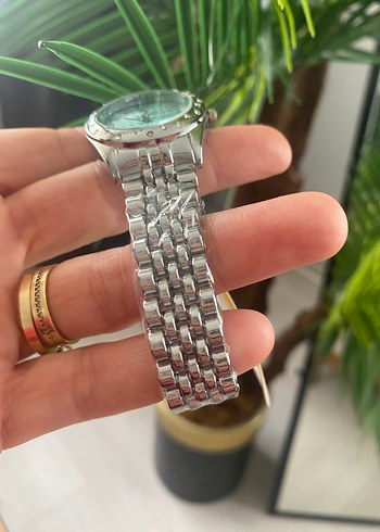 Turkuaz Kadranlı Klasik Kadın Kol Saati - Görsel 2