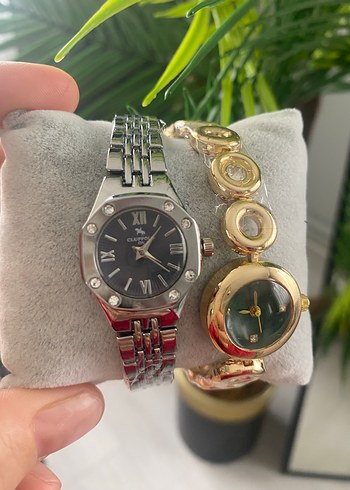 Altın Renkli Modern Klasik Kadın Saati - Görsel 2