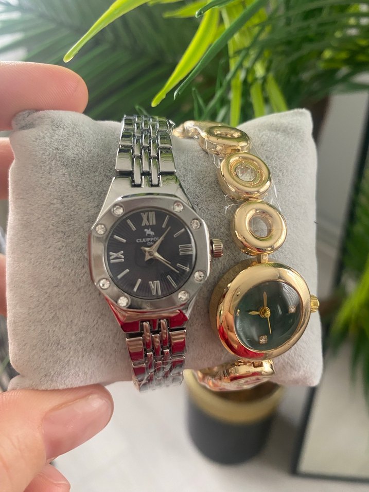 Altın Renkli Modern Klasik Kadın Saati - Görsel 2