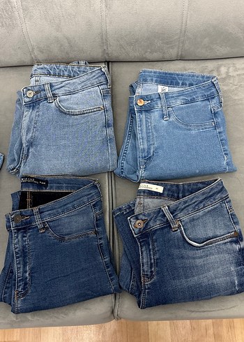 Kadın Mavi Denim Jean