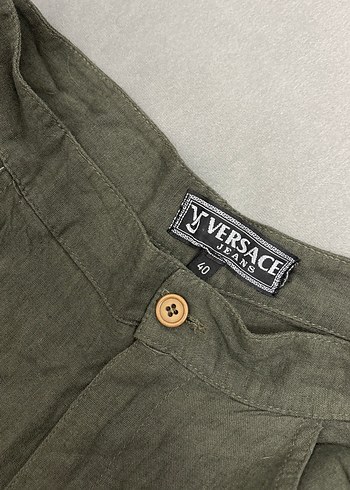 Keten Yeşil Şort - Görsel 2