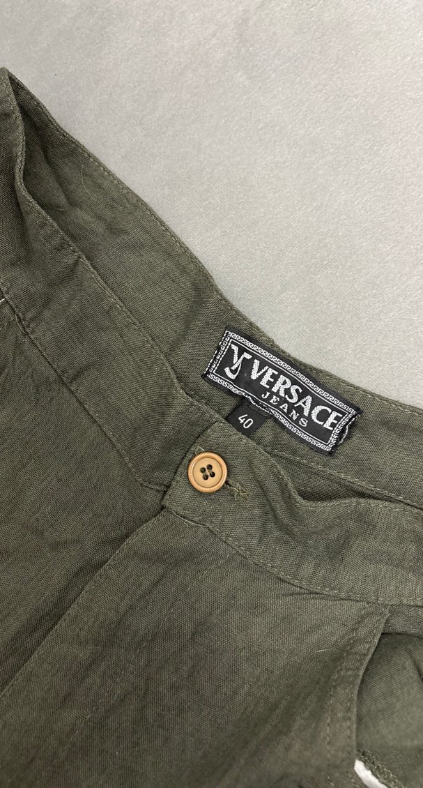 Keten Yeşil Şort - Görsel 2