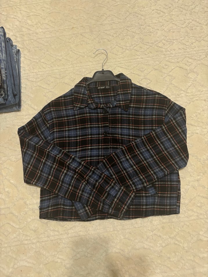 Kadın Crop Gömlek - Görsel 3