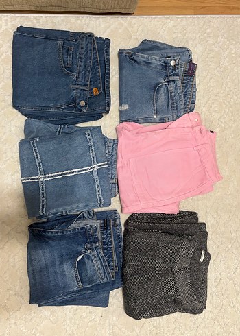 Pembe Denim Pantolon - Görsel 3