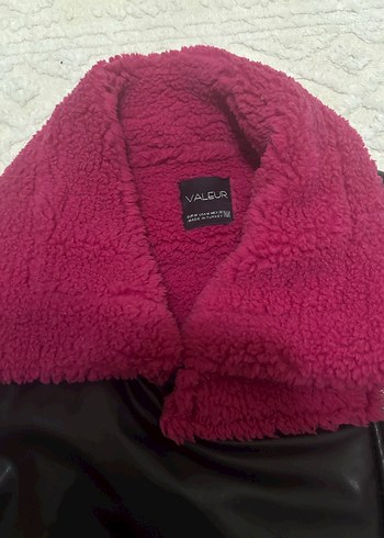 Kadın Pembe Kürklü Deri Yelek - Görsel 3