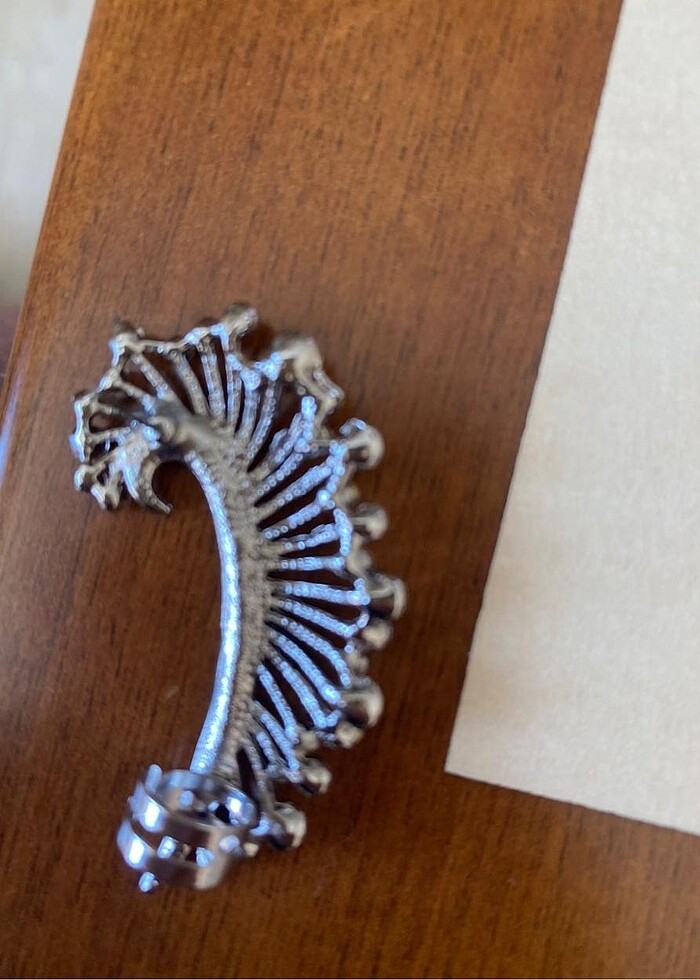 Taşlı küpe - Görsel 3