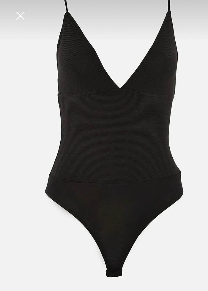 Siyah V Yaka Body - Görsel 4