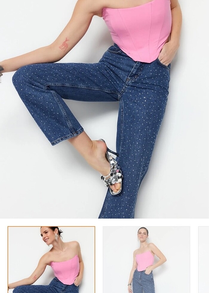 Pembe Büstiyer - Görsel 4