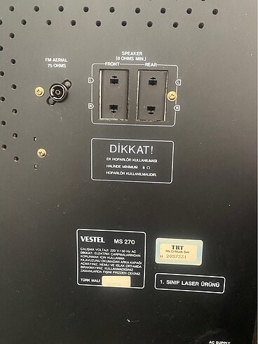 Vestel MS 270 Müzik Seti - Görsel 8
