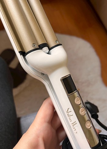 Beyaz Dijital Ekranlı Saç Şekillendirici - Görsel 2