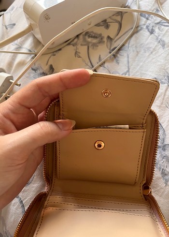 Guess Pembe Deri Fermuarlı Cüzdan - Görsel 5