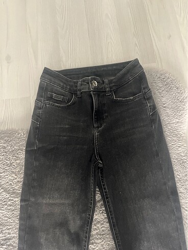 Denim siyah pantolon - Görsel 2