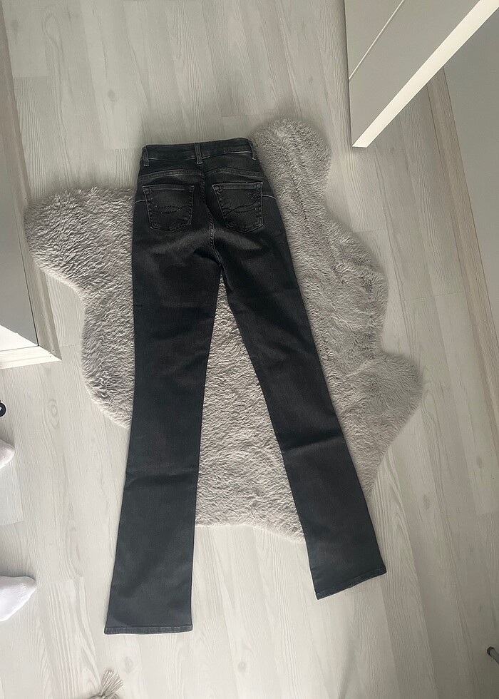 Denim siyah pantolon - Görsel 4