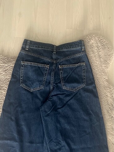 Denim İspanyol pantolon - Görsel 4