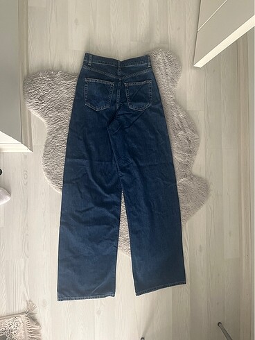 Denim İspanyol pantolon - Görsel 3