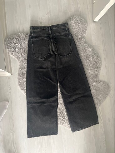 Siyah denim pantolon - Görsel 3