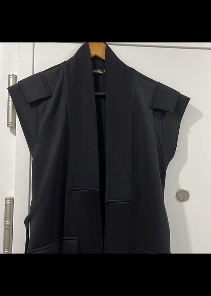 Kuşaklı yelek - Görsel 2