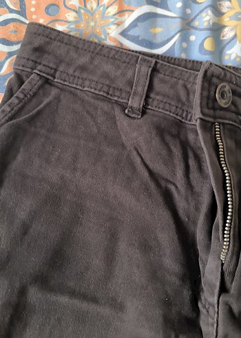 38 Beden Kahverengi Bel Kemerli Geniş Kesim Kadın Pantolon