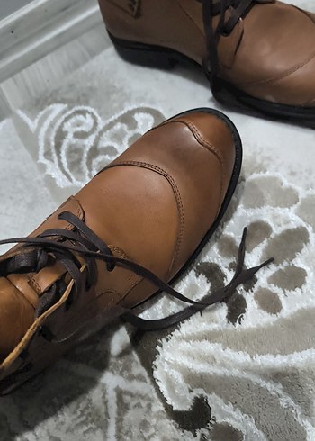 Kahverengi Deri Erkek Botlar - Görsel 4