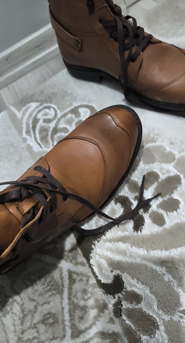 Kahverengi Deri Erkek Botlar - Görsel 4