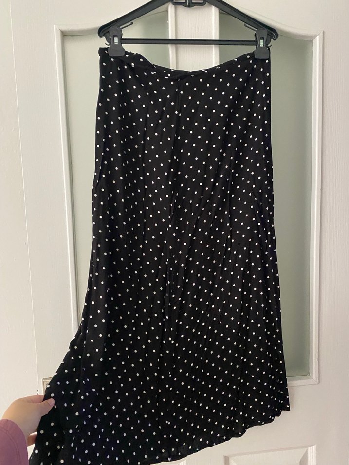 trendyol modest Puantiyeli Uzun Etek - Görsel 2