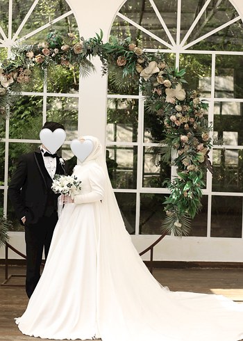 40 Beden lova bridal incili gelinlik