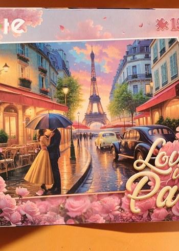 Paris Temalı 1500 Parça Puzzle