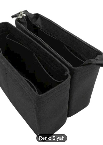 2'li Siyah Organizer Çanta