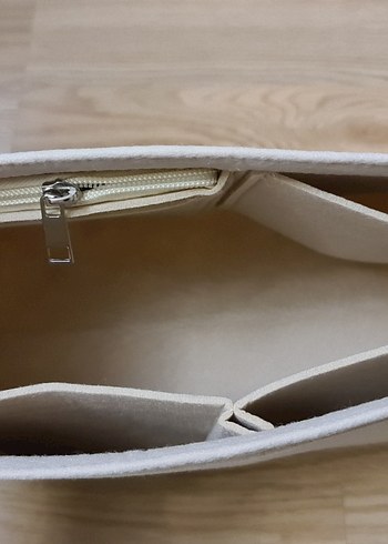 Longchamp Bej M Çanta İçin Uyumlu Organizer