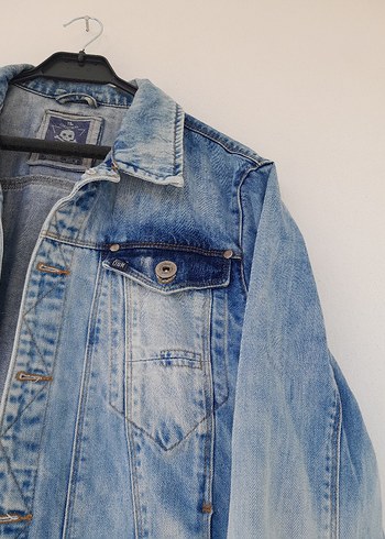 m Beden mavi Renk Vintage 90's Kot Ceket