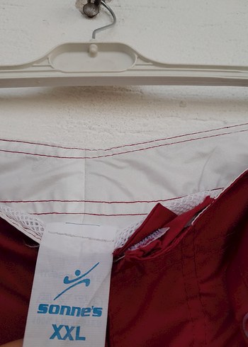 Vintage Desenli Bol Kesim Deniz Şort - Görsel 3