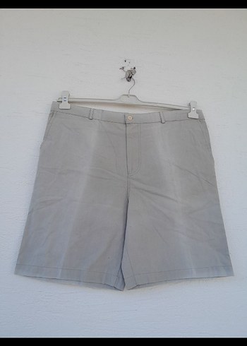 Vintage Baggy Gri Şort Kapri