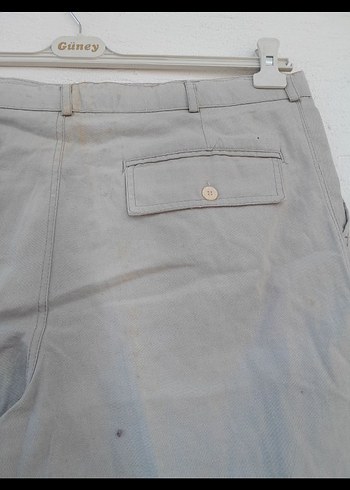 l/xl Beden gri Renk Vintage Baggy Gri Şort Kapri
