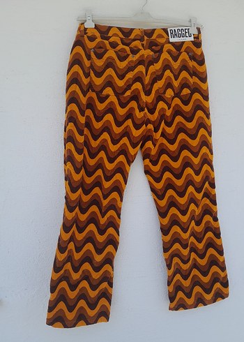 American Vintage Ragged Baggy Desenli Pantolon