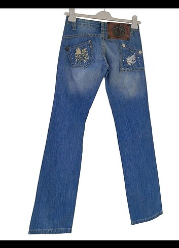 Roberto Cavalli Y2k Desenli Jean