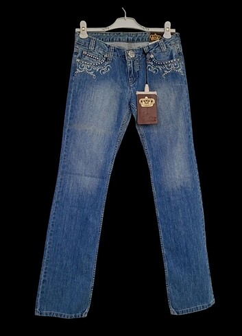 Victoria Beckham Y2k Kot Pantolon Jean