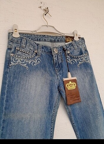 Victoria Beckham Victoria Beckham Y2k Orjinal Kot Pantolon Jean