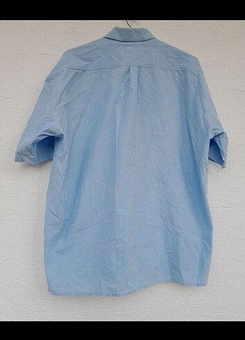 Camel Active Orjinal Camel Active Kısa Kollu Oversize Mavi Gömlek