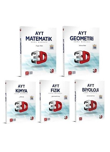 Ayt 3d sayısal set