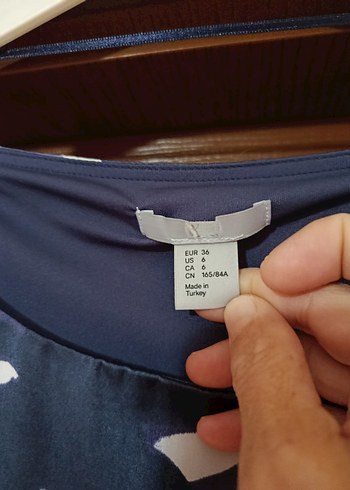 Lacivert Batik Desenli bluz - Görsel 4