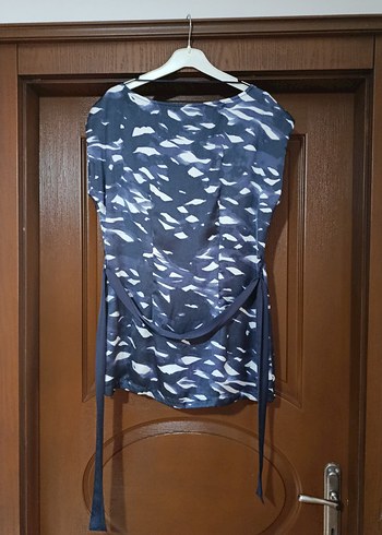 Lacivert Batik Desenli bluz - Görsel 5